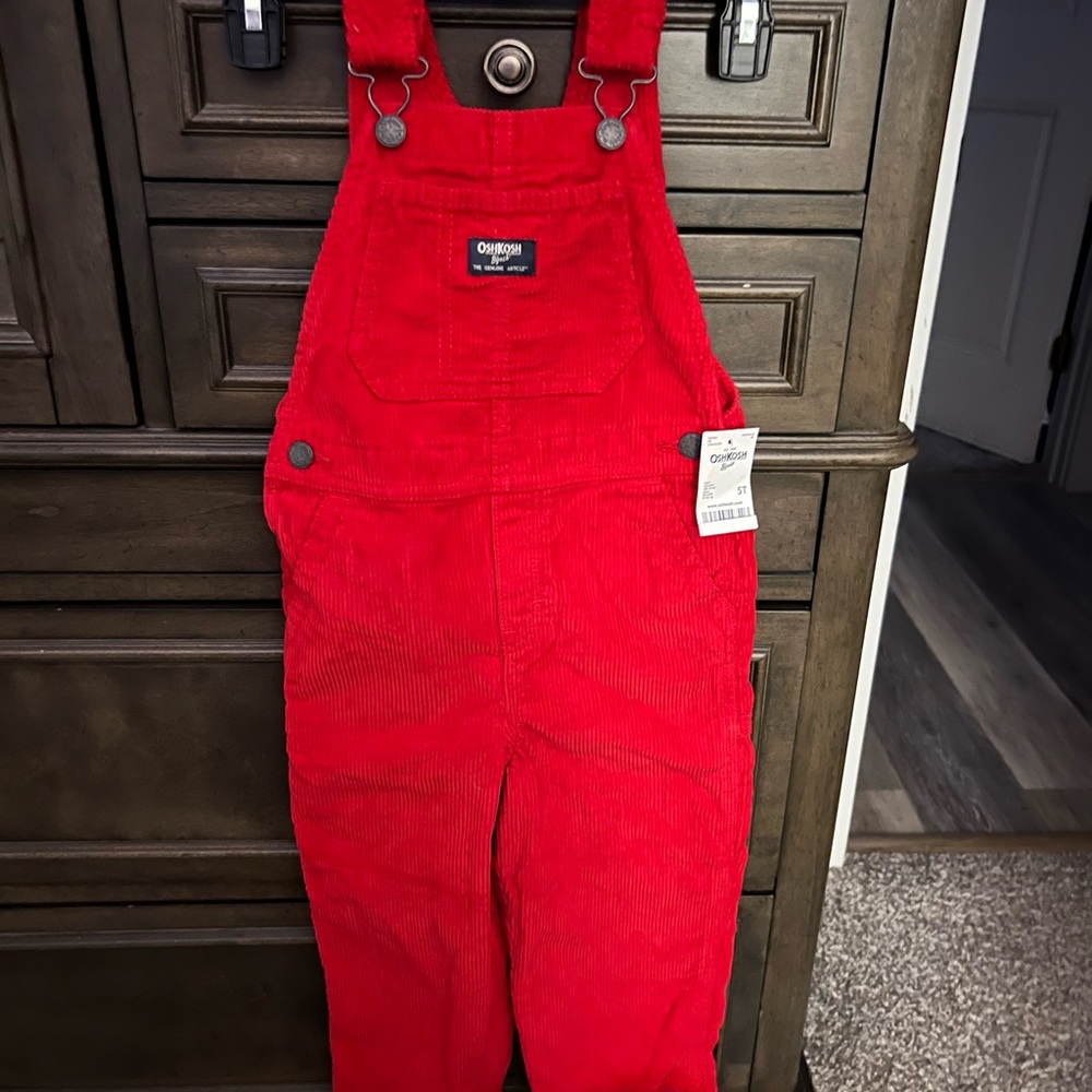 NWT Boys corduroy overalls